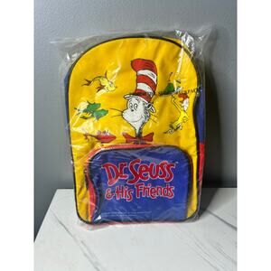Vintage 1997 Dr. Seuss & His Friends Backpack NOS Sealed Promo
